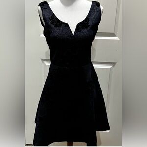 Mi Ami Black Sleeveless semi formal short  Mini Dress